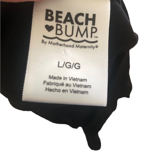 Motherhood Beach Bump Maternity One Piece Swimsuit Sz L UPF 50+ Pregnancy - Picture 6 of 6